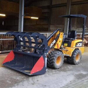 pelikaanbak minishovel JCB
